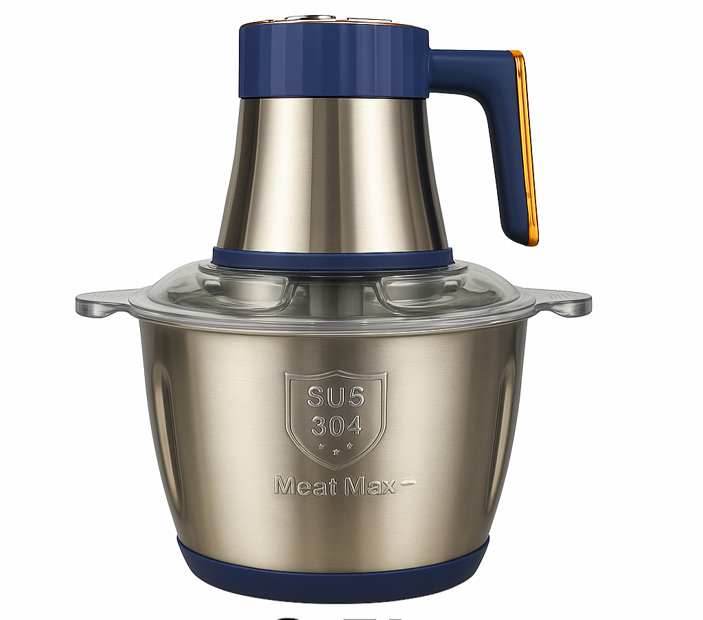 SILVER H.M.T 3.5L Paslanmaz Çelik Et Kıyma & Çok Amaçlı Mutfak Robotu – 2400W